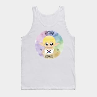 Proud to be Korean (Sleepy Forest Creatures) Tank Top